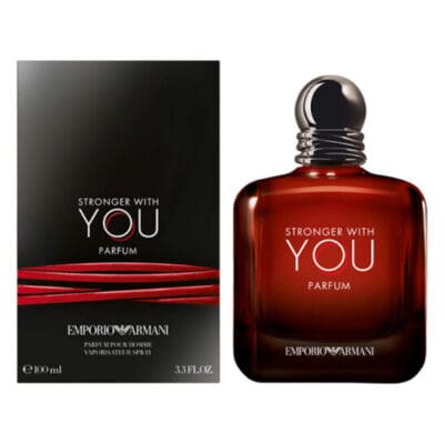 Giorgio Armani Men's Stronger With You Parfum 3.4 SEALED NEW IN RETAIL BOX 100mL PURE PARFUM
