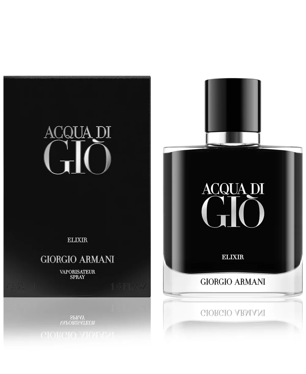 ACQUA DI GIO ELIXIR(M.)PARFUM SP 1.6oz New In Box Sealed