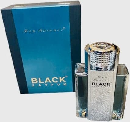 PARFUM RON MARONE BLACK LASTS ALL DAY 3.4 NEW IN HARD BOX MAFIA FRAGRANCE FRESH PROJECTION!