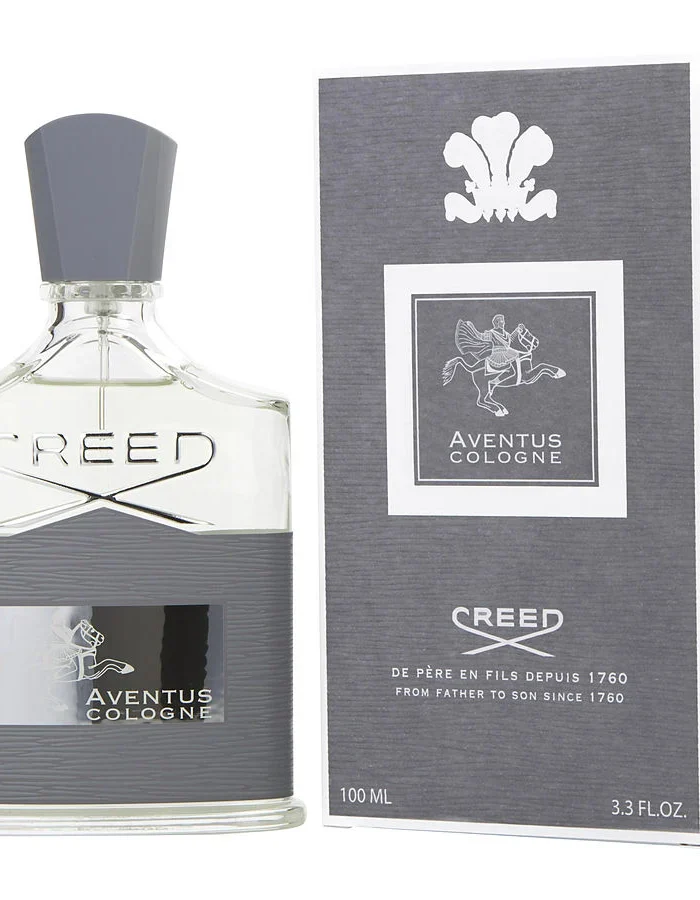 autenticated Creed AVENTUS COLOGNE GREY BOX 3.3 EAU DE PARFUM