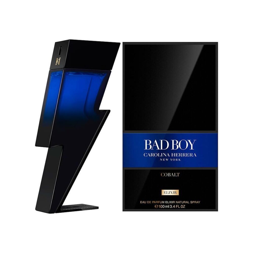 Carolina Herrera Bad Boy Cobalt Elixir Eau De Parfum Spray, 3.4 Ounce