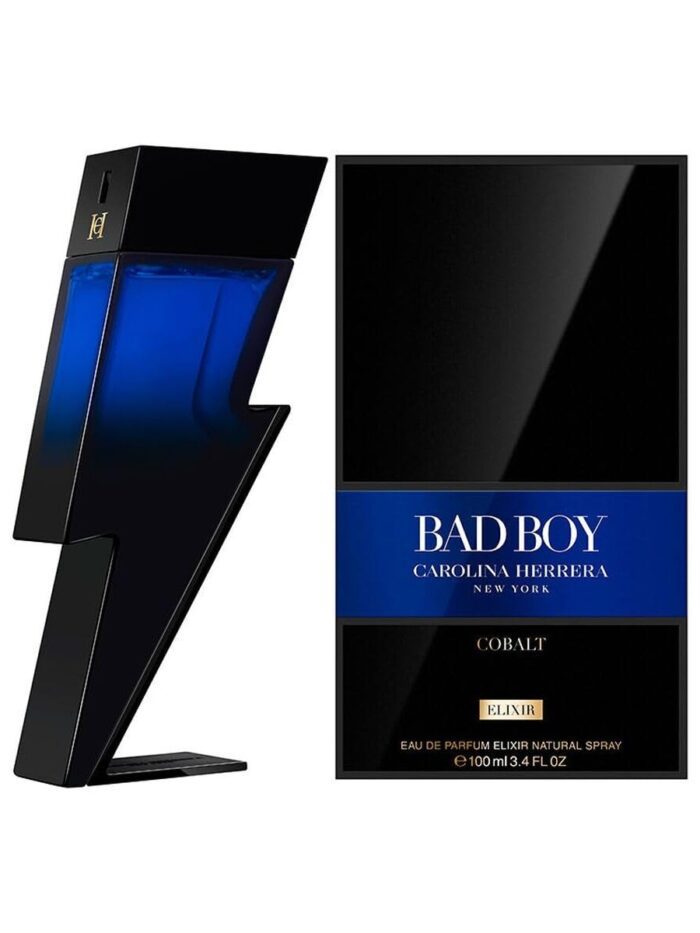 Carolina Herrera Bad Boy Cobalt Elixir Eau De Parfum Spray, 3.4 Ounce