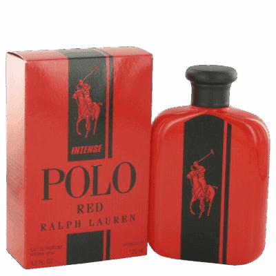 RALPH LAUREN POLO RED INTENSE EAU DE PARFUM SPRAY FOR MEN - 4.2 OZ/125 ML - RARE New In Box