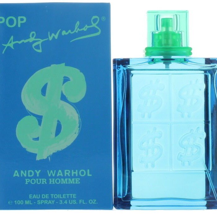 Pop Pour Homme by Andy Warhol for Men EDT Cologne Spray 3.4 oz. New in Box
