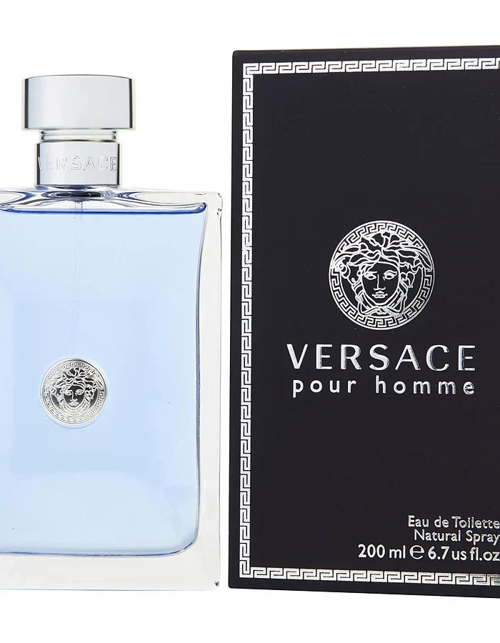 Versace Pour Homme For Men EDT 6.7 Fl Oz. SEALED NEW COLOGNE 200ML JUMBO SIZE