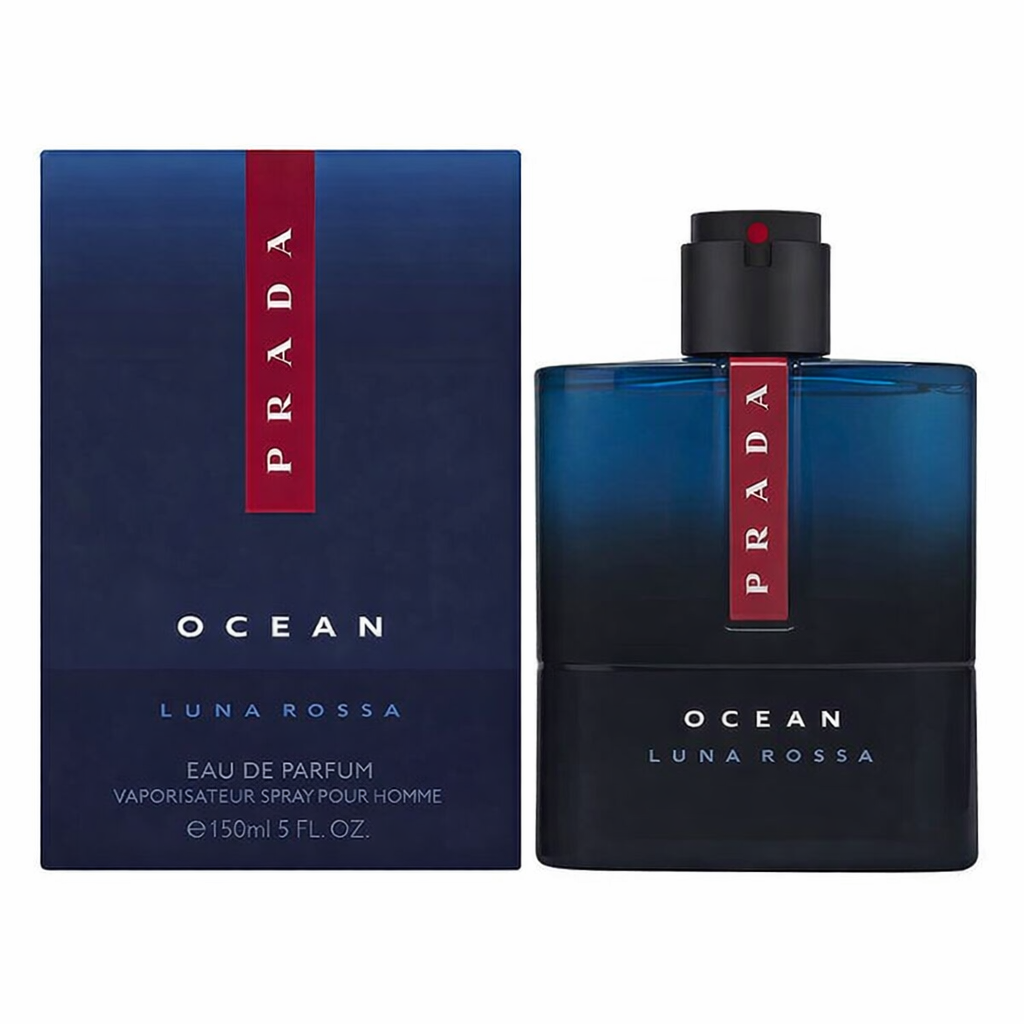 PRADA LUNA ROSSA OCEAN EDP SP 5.0 NEW PARFUM 150 ML JUMBO Cologne Sealed 3614273768818