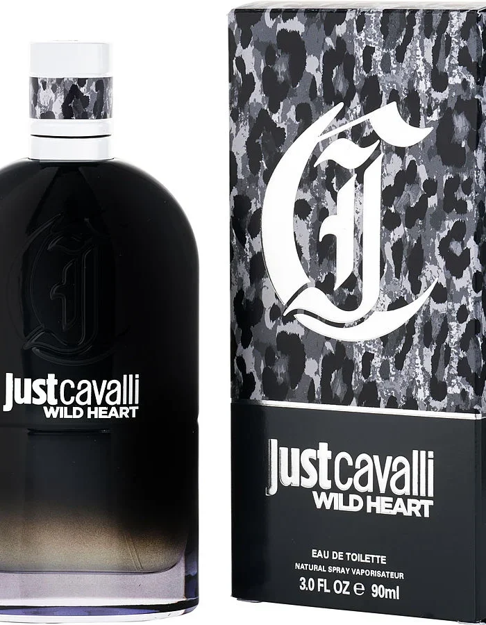 Just Cavalli Wild Heartmen Eau De Toilette Spray 3 oz