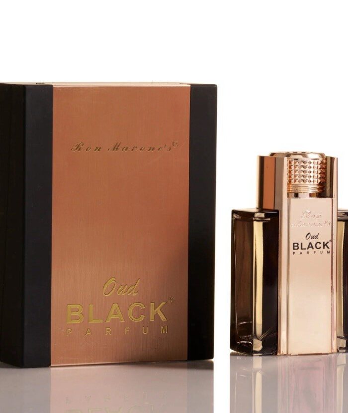 Oud BLACK PARFUM by Ron Marone HARD BOX very Strong Bold, Smoky Fragrance 3.4oz Parfum