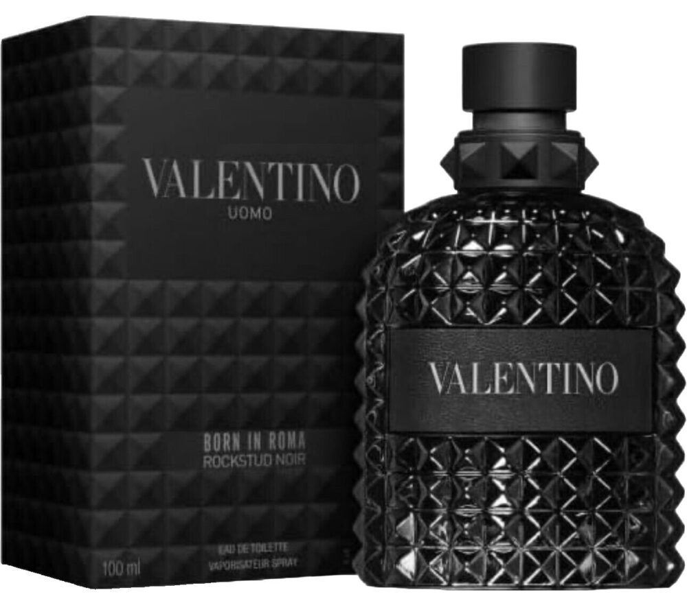 Valentino Men's Uomo Born in Roma Rockstud Noir EDT Spray 3.4 Rare Discontinued HARD to FIND COLOGNE SEALED3614274066944
