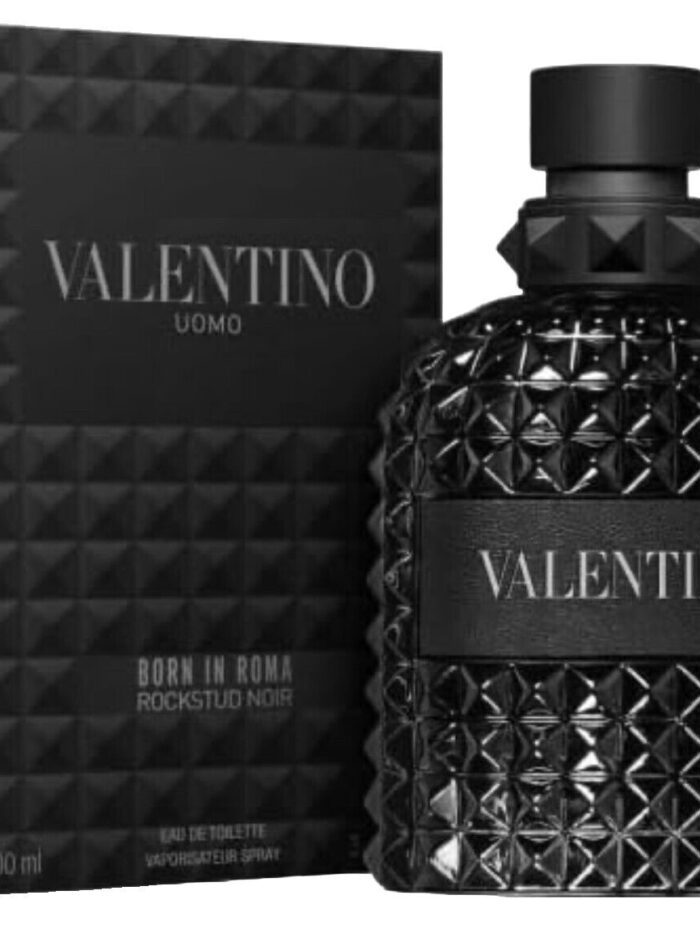 Valentino Men's Uomo Born in Roma Rockstud Noir EDT Spray 3.4 Rare Discontinued HARD to FIND COLOGNE SEALED3614274066944