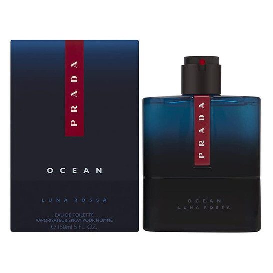 PRADA LUNA ROSSA OCEAN(M)EDP SP 5.0 NEW SEALED PARFUM Superb Vanilla Note 150 ML 3614273768818