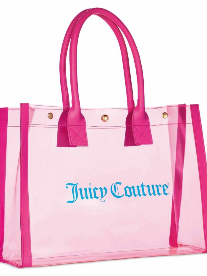 JUICY COUTURE Transparent Clear See Through Tote Bag Purse