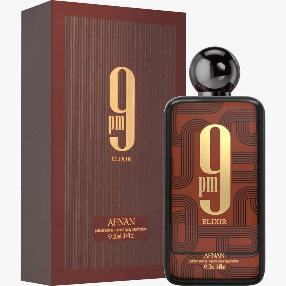 Afnan 9PM Elixir Eau de Parfum Spray Unisex 3.4 Oz / 100ml *HOT NEW LAUNCH*