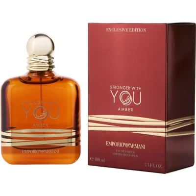 Emporio Armani Unisex Stronger With You Amber EDP Spray 3.4 oz  No. 3614273762120 SEALED NEW