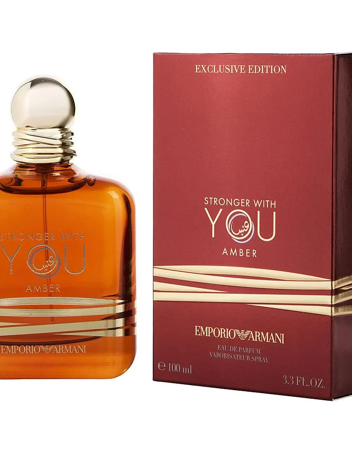 Emporio Armani Unisex Stronger With You Amber EDP Spray 3.4 oz  No. 3614273762120 SEALED NEW
