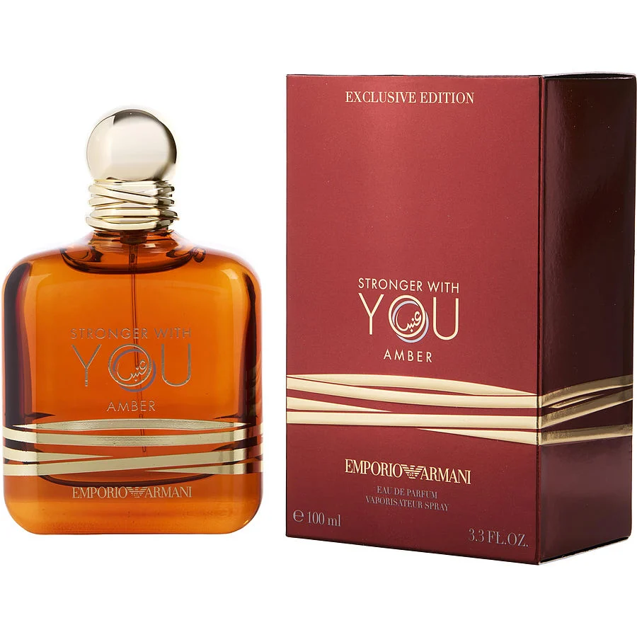 Emporio Armani Unisex Stronger With You Amber EDP Spray 3.4 oz  No. 3614273762120 SEALED NEW