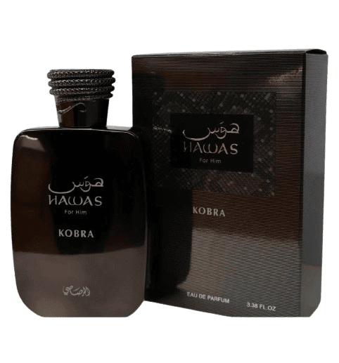 Men's Hawas Kobra EDP Spray 3.4oz 100mL SEALED NEW 614514331064