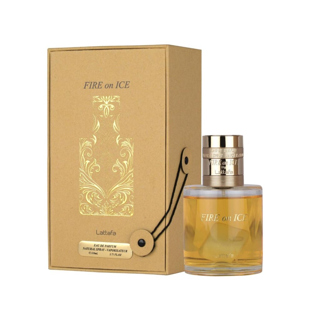 Lattafa Fire On Ice Eau de Parfum Spray 3.7oz Jumbo 110Ml Sealed 6290360598901