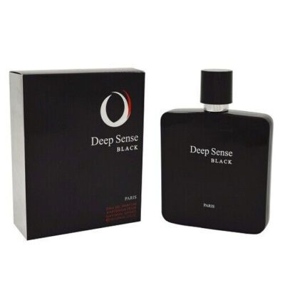 Men's Deep Sense Black EDP Spray 3.4 COLOGNE  3551440497037 Sealed New "Fierce"