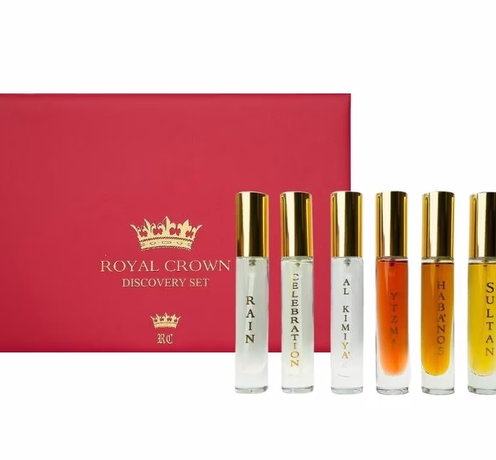 Royal Crown Sultan 15 ml Pocket Perfume Royal Crown YTZMA 15 ml Pocket Perfume Royal Crown Habanos 15 ml Pocket Perfume Royal Crown Rain 15 ml Pocket Perfume Royal Crown Celebration 15 ml Pocket Perfume Royal Crown Al Kimiya 15 ml Pocket Perfume