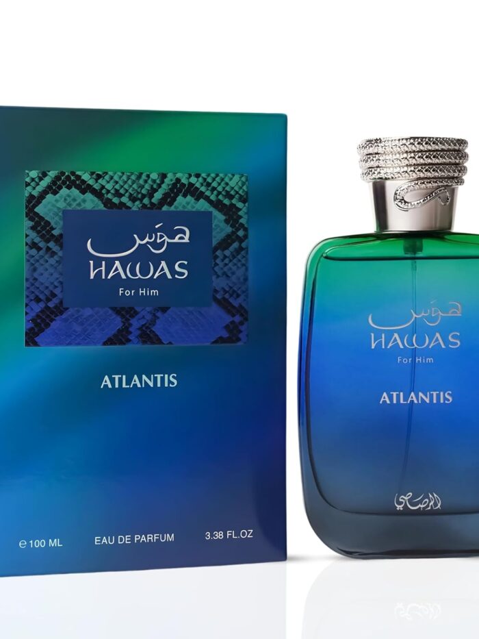 Hawas Atlantis Eau de Parfum Spray 100ml (3.4 oz) by Rasasi