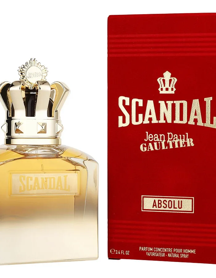 Jean Paul Gaultier Scandal Absolu Pour Homme Men's Parfum Concentre Spray 3.4 oz 8435415080385 $164 Retail 100ml Sealed