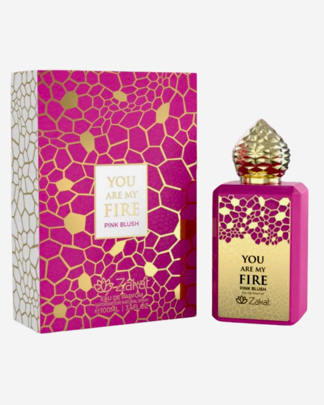 ZAKAT- YOU ARE MY FIRE PINK BLUSH 100ML