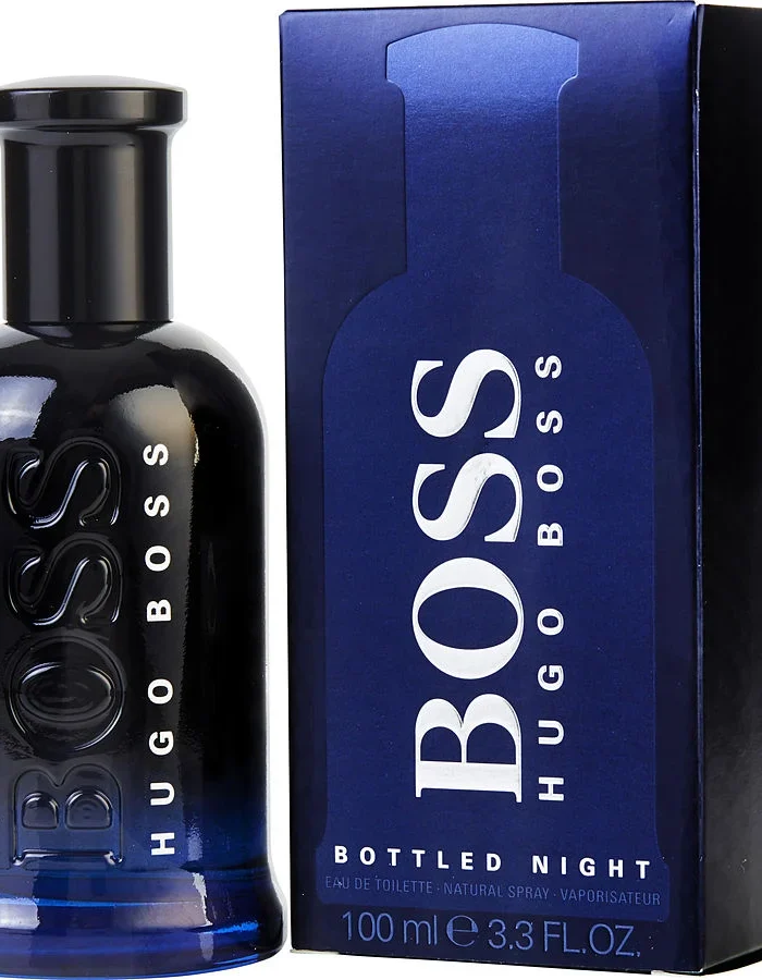 HUGO BOSS BOTTLED NIGHT 3.4 EAU DE TOILETTE SPRAY 37052352060 SEALED NEW