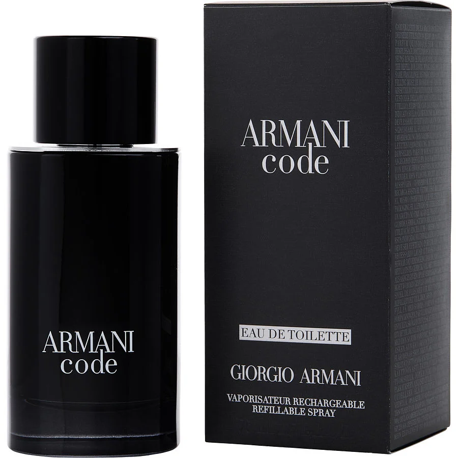Giorgio Armani Men's Armani Code EDT Spray Refillable 2.5 oz Fragrances Item No. 3614273636568