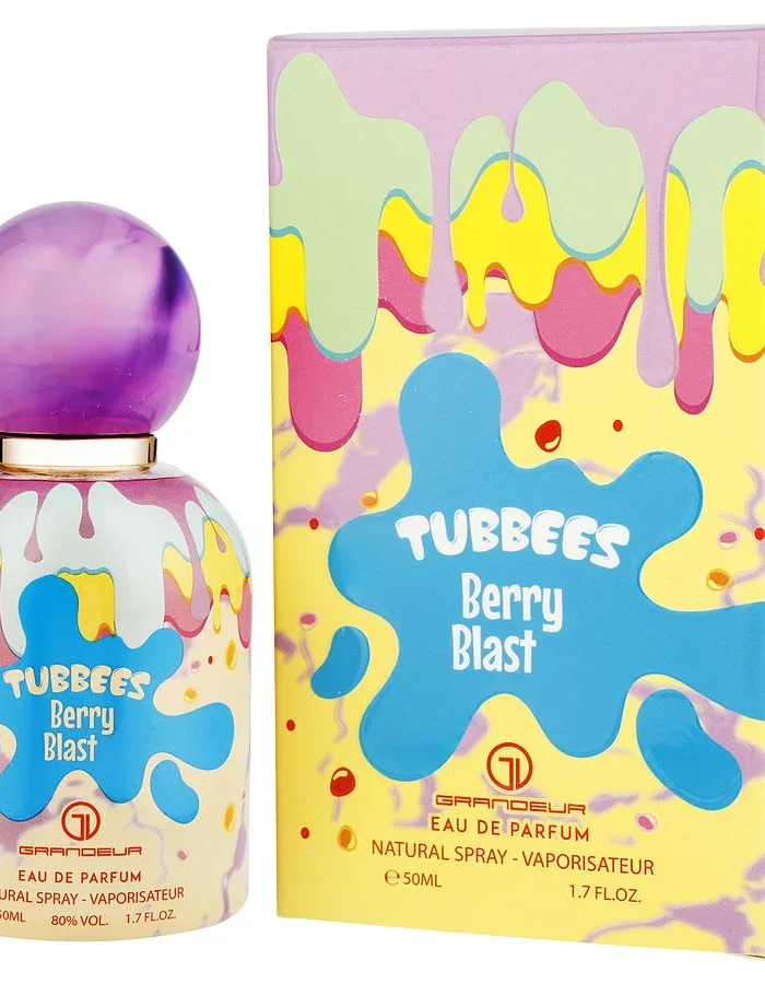 Grandeur Unisex Tubbees Berry Blast EDP Spray 1.7 oz Fragrances . 5055810099503 Delicious Fun!