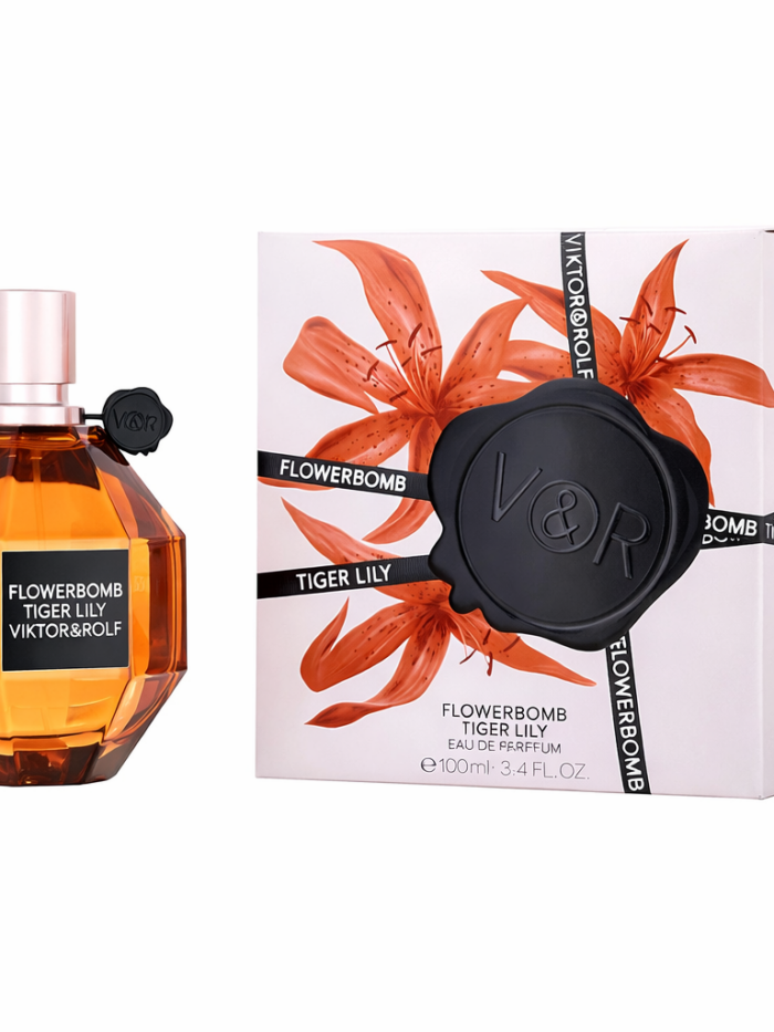 Viktor & Rolf FlowerBomb Tiger Lily 100mL Eau de Parfum with Coconut Milk & Mango 3.4oz SEALED 3614274081183
