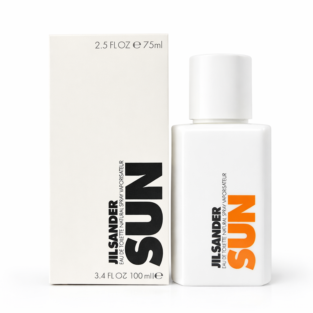 SUN by Jil Sander 75 ml/ 2.5 oz Eau de Toilette Spray Tester NIB Fruity Sweet Vanilla Hidden Gem Long Lasting 3614225829765