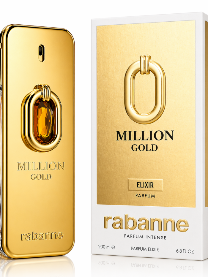 PACO RABANNE-1-MILLION GOLD ELIXIR PARFUM INTENSE 200mL 6.8oz JUMBO SEALED